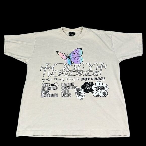 Obey Worldwide Graphic Tee Shirt! - Picture 1 of 12